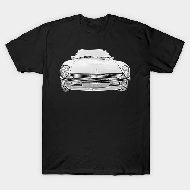 Datsun 260Z 1970s classic car T-Shirt by soitwouldseem